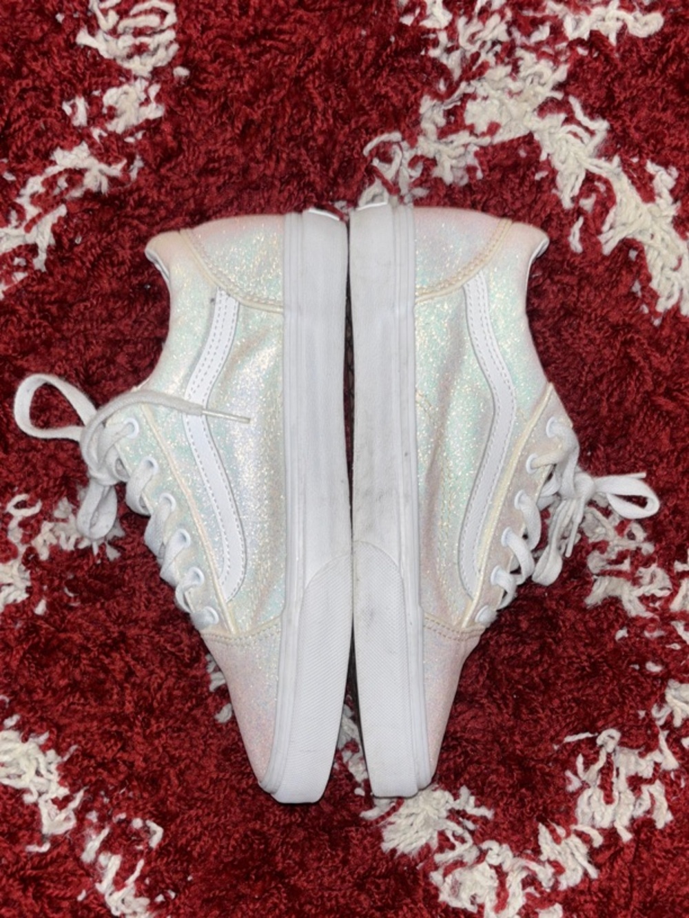 Vans Old Skool UV Glitter Pink Color-Changing Sneakers - W8/M6.5